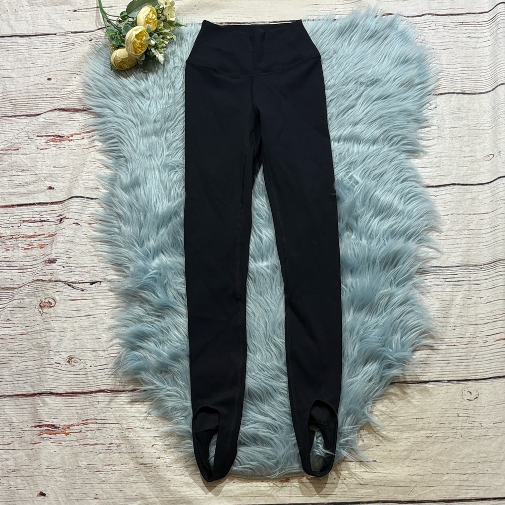 Abercrombie & Fitch Your Personal Best YPB Supersoft Stirrup Black Leggings XXS